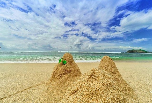 Jalan Menuju Pantai Sundak Jogja 4