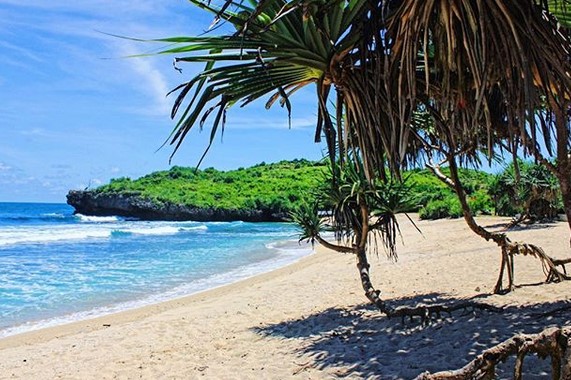Jalan Menuju Pantai Sundak Jogja 6