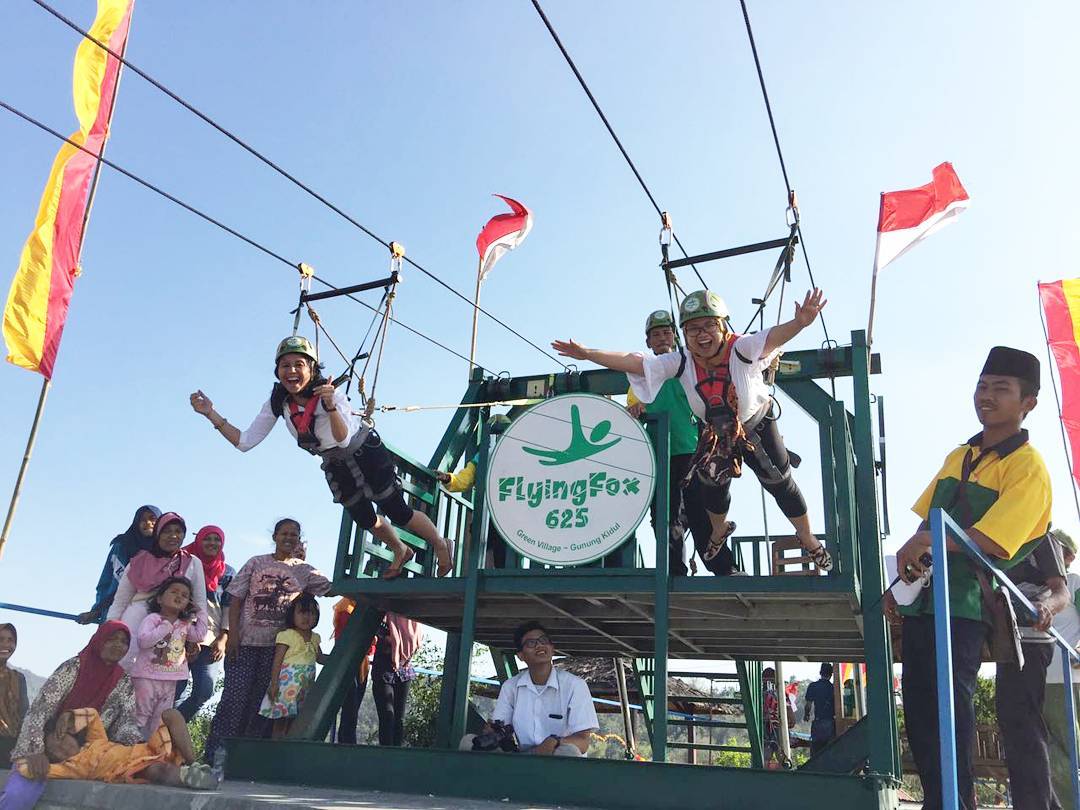 Mencoba Flying Fox di Green Village Gedangsari Yogyakarta 2 Mencoba Flying Fox di Green Village Gedangsari Yogyakarta 2