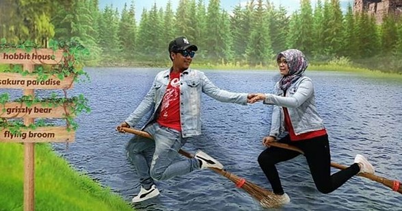 Museum de mata trick eye 3d jogja harga tiket masuk alamat yogyakarta surabaya xt square semarang sejarah terbalik