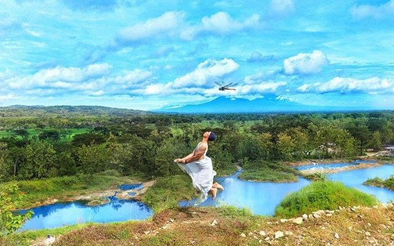 Wisata Telaga Biru Semin Gunung Kidul 8