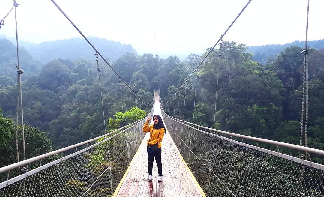 Curug Sawer Sukabumi, Jembatan Gantungnya Jadi Spot Foto Favorit 5 Curug Sawer Sukabumi, Jembatan Gantungnya Jadi Spot Foto Favorit 5