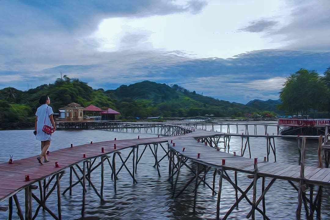 Potret Indahnya Pantai Dewi Mandapa di Pesawaran Lampung dan Berapa Harga Tiket Masuknya? 4