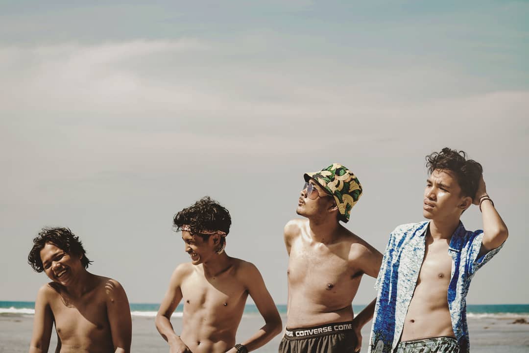 Beberapa Potret Indahnya Pemandangan Lokasi Wisata Pantai Minajaya di Surade Sukabumi Jawa Barat 1