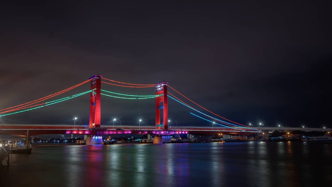 10 Gambar Jembatan Ampera Palembang, Sejarah Misteri Tempo Dulu Roboh