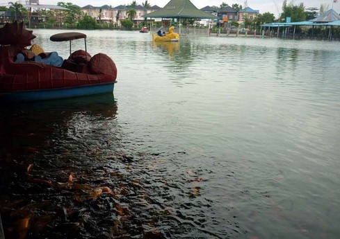 10 Gambar Danau Tanah Mas Palembang, Lokasi Alamat Waterboom, Harga Tiket Masuk Wisata + Nomor Telepon Water Park 1
