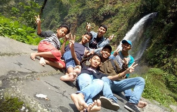 Ketinggian Curug Cibeureum 8