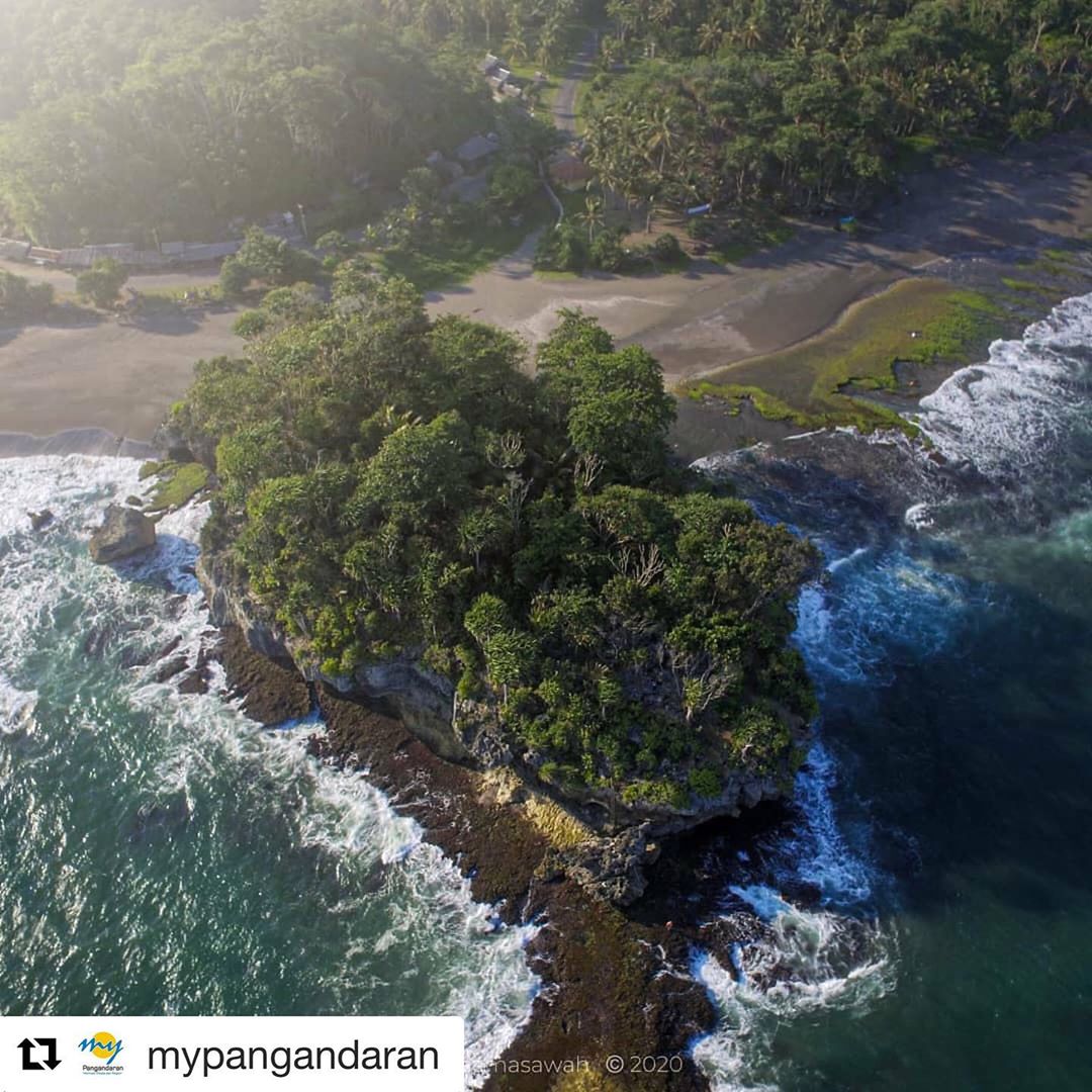 Beberapa Potret Indahnya Pemandangan Pantai Madasari Pangandaran dan Apakah Bisa Berenang Atau Camping? 6