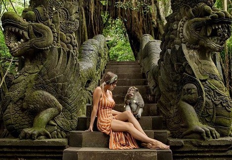 Eloknya Pesona Alam Bali di Mandala Wisata Wenara Wana 1