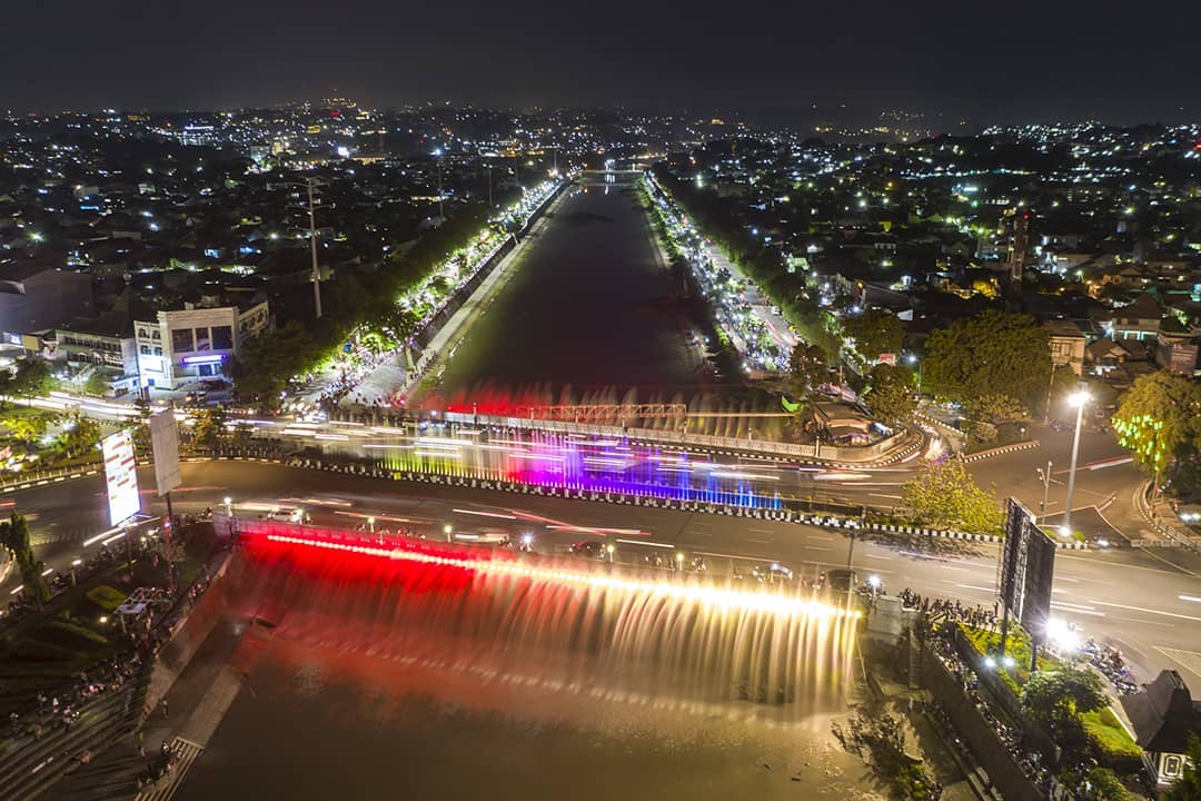 Video Indahnya Semarang Bridge Fountain, Proyek Jembatan Air Mancur Pertama di Indonesia 2