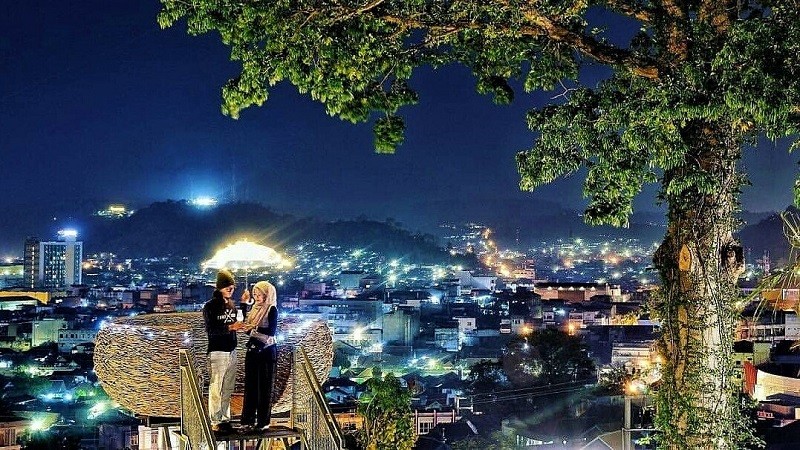 Wisata malam bandar lampung tempat kota kuliner foto hari di daerah