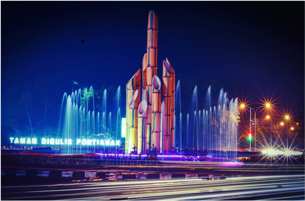 Potret Keseruan Nongkrong di Taman Digulis Pontianak, Bikin Mager Pulang 2