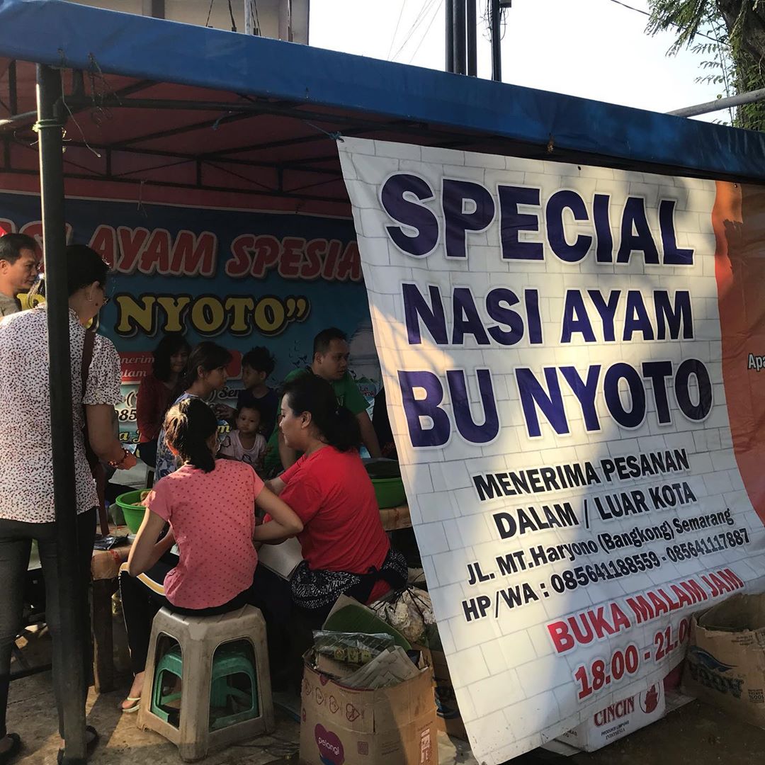 Nasi ayam bu nyoto semarang jawa tengah harga kota buka jam city central java peterongan berapa