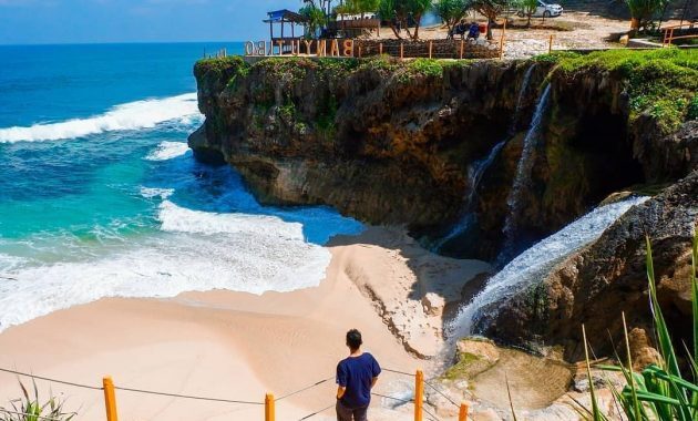 Beberapa Potret Keindahan Pantai Banyu Tibo di Pacitan, Apakah Sudah Buka Atau Masih Ditutup? 1 Pantai banyu tibo pacitan jawa timur wisata air terjun rute jalan menuju akses ke lokasi harga tiket masuk jalur dari solo malang gunung kidul jogja wonogiri kabupaten 63554 indonesia regency east java foto gambar donorojo video alamat letak peta google map