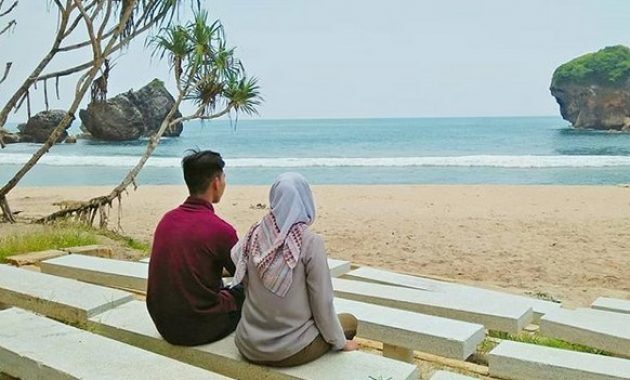 Pantai Jungwok Gunung Kidul, Berapa Tiket Masuknya dan Apakah Sudah Buka Atau Tutup? 3 Rute pantai jungwok wonosari yogyakarta 2021 gunung kidul gunungkidul jogja angker misteri greweng jogan camping juwok jalan menuju harga tiket masuk alamat lokasi letak peta google map