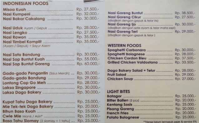 Dago Bakery, Restoran Bernuansa Eropa Klasik di Lembang 3 Dago Bakery, Restoran Bernuansa Eropa Klasik di Lembang 3