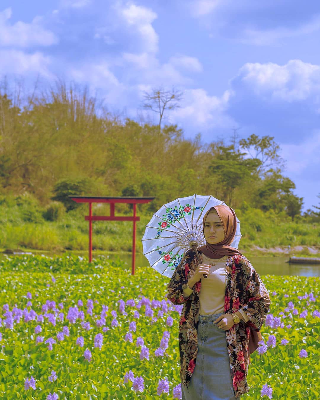 Bak Seperti di Negeri Sakura, Intip Pesona Kalinampu Natural Park Bantul 3