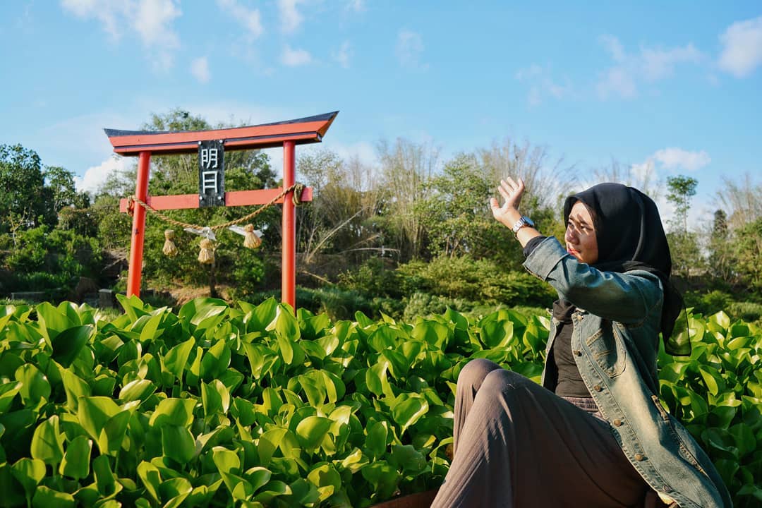 Bak Seperti di Negeri Sakura, Intip Pesona Kalinampu Natural Park Bantul 2