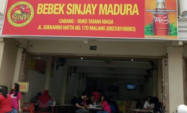 10 Daftar Lokasi Cabang Bebek Sinjay Yang Tersebar di Nusantara 3