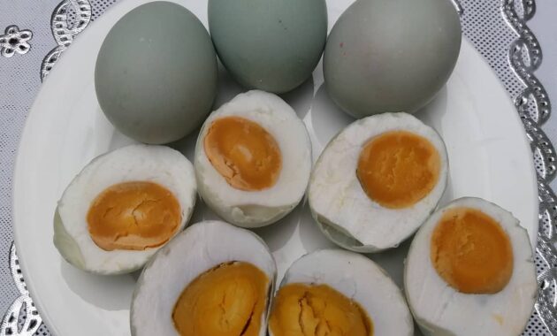 Daerah sebagai asin makanan khas telur dikenal produk pangan