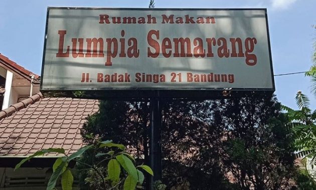 Rumah Makan Lumpia Semarang di Bandung 1