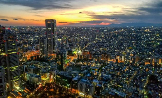 10 Gambar Kota Tokyo 2022 Pemandangan Malam dan Siang Hari 