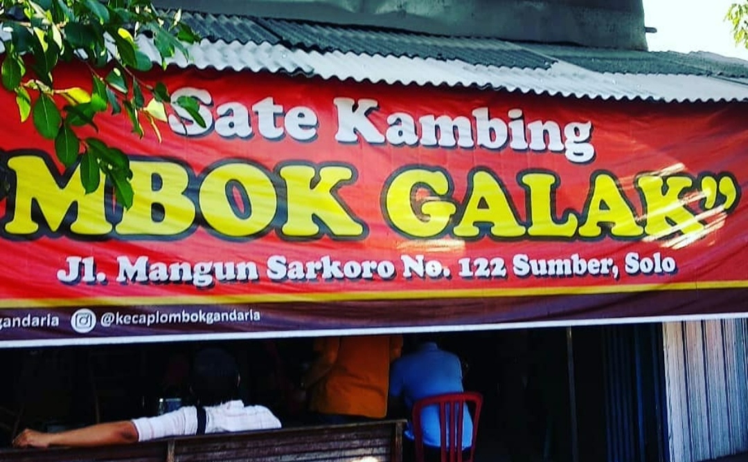 Sate Kambing Mbok Galak di Solo, Langganan Pejabat Negara 2