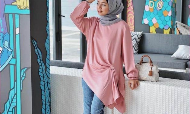 10 Gambar Baju Pink Polos Cocok Dengan Jilbab Warna Apa | JejakPiknik.Com