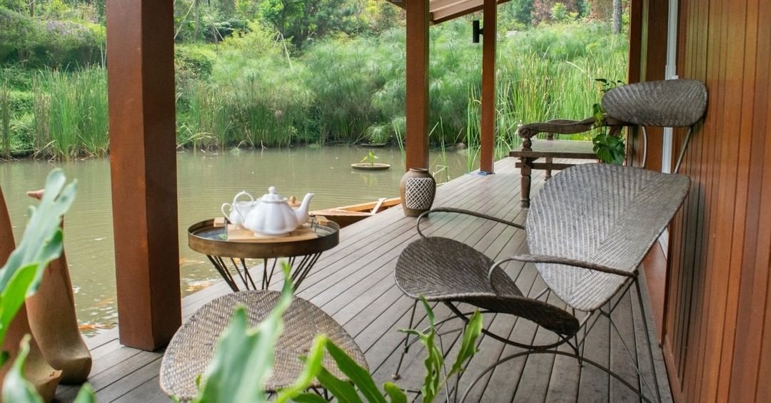 Mooi lake house harga taman wisata bougenville luxury villa price rate tarif gunung puntang cimaung kabupaten bandung jawa barat airbnb menginap di ig instagram