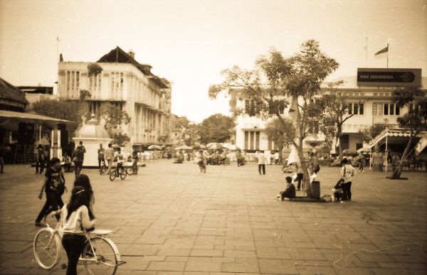 Suasana Kota Tua Jakarta untuk itinerary sore keluarga