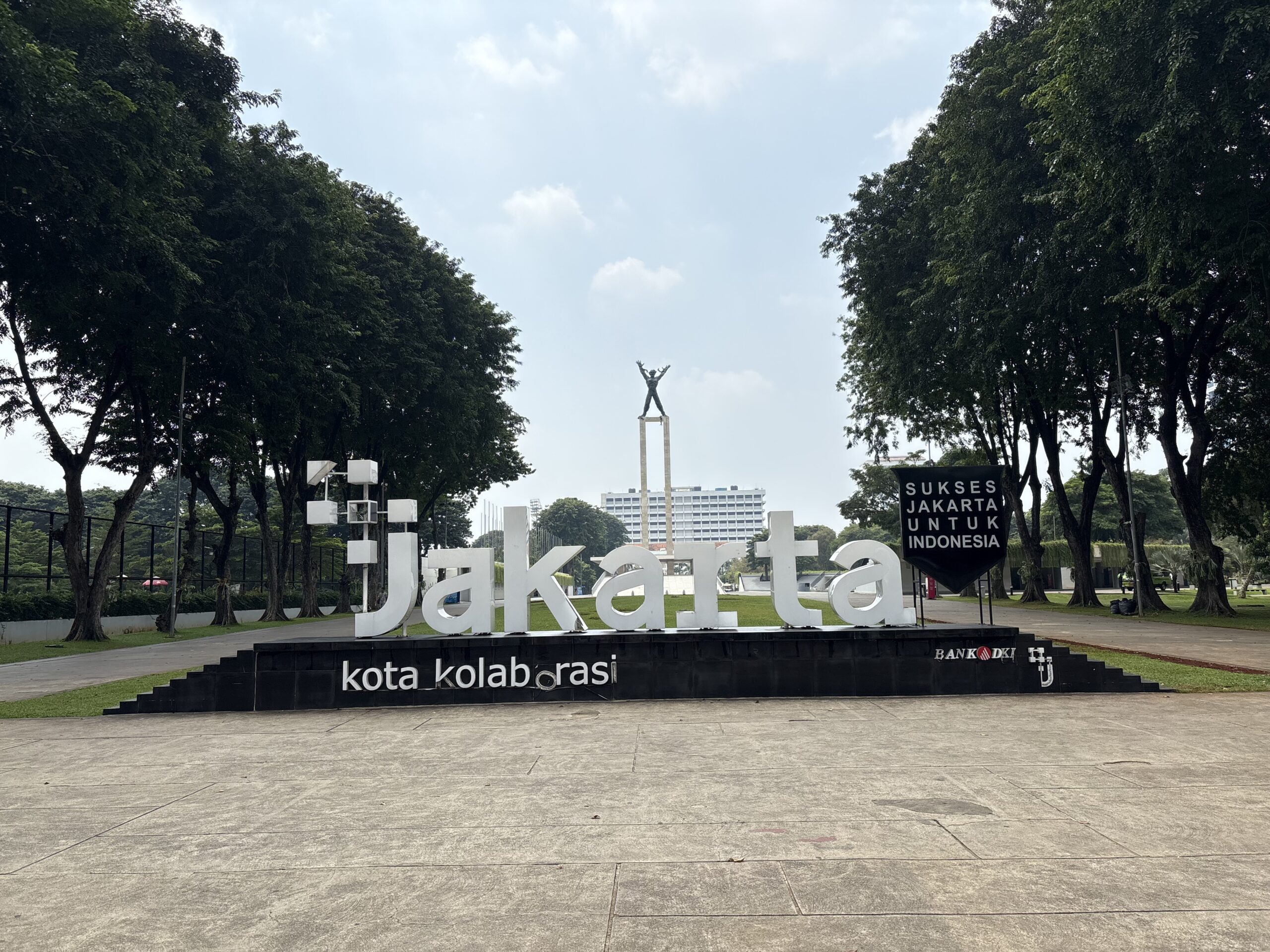 Ikon Jakarta di Lapangan Banteng Jakarta Pusat