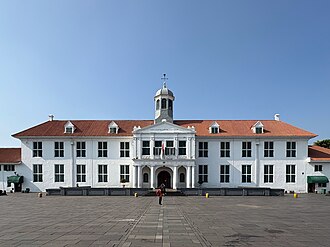 Area parkir dekat kawasan Kota Tua Jakarta
