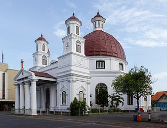 Area Kota Lama Semarang untuk panduan parkir keluarga